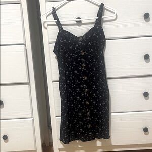 American Eagle Outfitters Black Floral Mini Dress